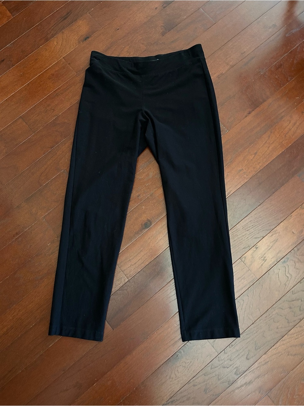 $198 Eileen Fisher Straight Leg Stretch Ankle
Pants PS/PP black pull on - Picture 3 of 9